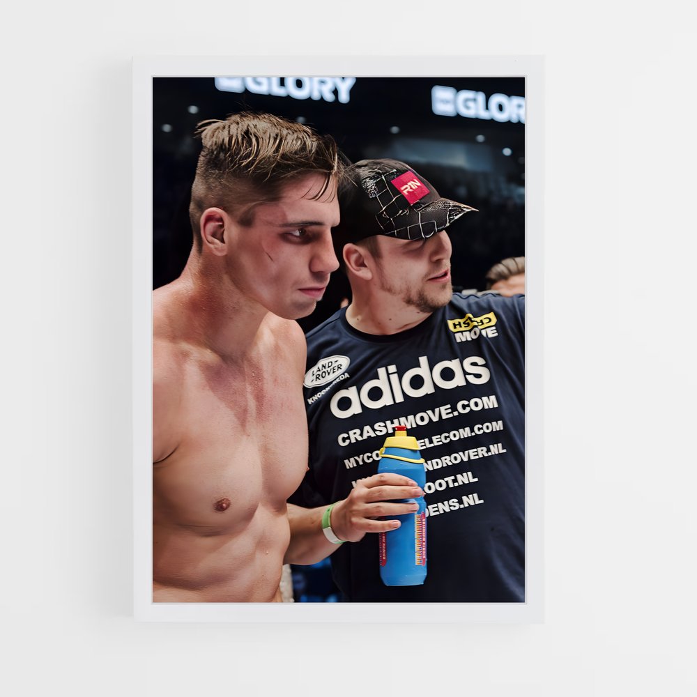 Poster L'Homme de la Soirée – affiche Kick-boxing (vue 3)